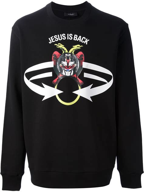 givenchy jesus sweatshirt|givenchy sweatshirt men.